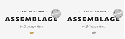 Assemblage by @Latinotype. Assemblage Complete Family is 69% off until Oct 1.