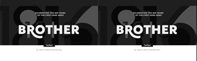 Brother 1816 by @Tipotype