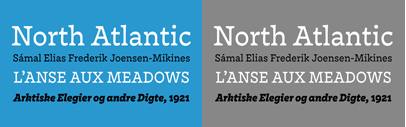 @monokromfonts released Nordvest designed by @ninastoessinger.