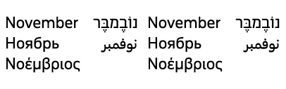 November‚ utilitarian street signage typeface‚ by @typotheque