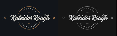 Kaleidos Rough by @MelvasType