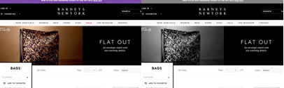 Font ID: Barneys New York website uses Brown web font by Lineto.