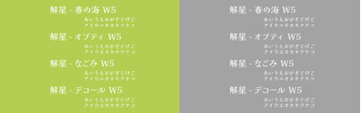 Font-Kai released a new Japanese typeface‚ 解星新ミン‚ which comes with 4 styles.