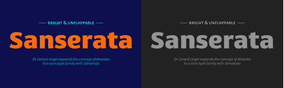 @TypeTogether released Sanserata by Gerard Unger.