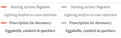 Light and Medium were added to Elena.