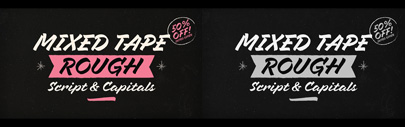 Mixed Tape Rough by Ksenia Belobrova. 50% off until Jan 15.