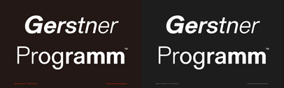 Lineto released Gerstner Programm.