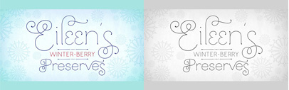 Mandevilla by Laura Worthington: her first sans serif is a fancy one with swash letters.