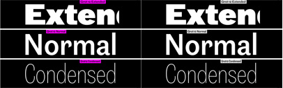 The new version of Grot12 is available; Grot12 Extended‚ Grot12 Normal and Grot12 Condensed.