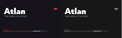 @Latinotype released Atlan. Atlan Family is 75% off until April 7.