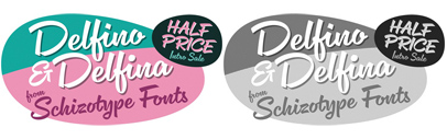 @SchizotypeFonts released Delfino Script. 50% off until May 12.