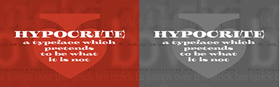 @ParaTypeNews released Hypocrite.