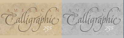 American Calligraphic by TypeSETit. 25% off until July 7.