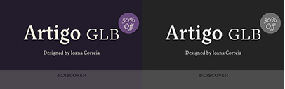 @thendiscover released Artigo designed by @joanatype. 50% off until July 23. (Note: Artigo Pro Family package is missing at MyFonts.)