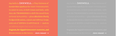 Hoefler & Co. released Inkwell.