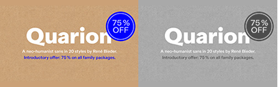 Quarion by Rene Bieder. 75% off until August 17.