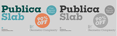 @FaceType released Publica Slab.