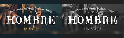 Hombre was expanded: new styles were added‚ and it now supports Cyrillic and Greek. Introductory offer: Hombre Complete Family Pack is 75% off until August 28.