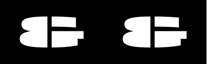 Skol‚ a geometric stencil typeface‚ by Michael Cina.