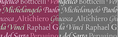 Canto was expanded: new weights and companion italics were added.