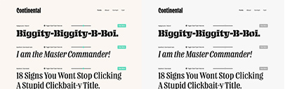 @continentaltype launched. Highground and Gatefold are available.