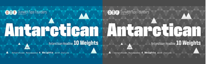 @Dunwich_Type released Antarctican Headline and Antarctican Mono.