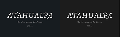 @pampatype released Atahualpa. 40% off until October 31st.