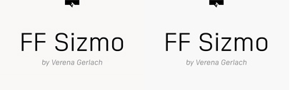 FontFont released FF Sizmo‚ a new version of PTL Vielzweck. 75% off until November 22.