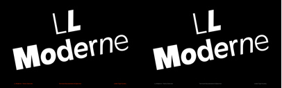 Lineto released LL Moderne designed by Robert Huber.