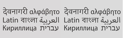Adobe released Myriad Devanagari and Myriad Bengali.