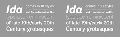 @ParaTypeNews released Ida. It’ss on sale until December 13.