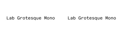 @lettersfromswe released Lab Grotesque Mono. It comes with two weights and supports Latin (including Vietnamese)‚ Greek and Cyrillic.