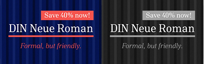 Calligrafiction released DIN Neue Roman designed by Philip Lammert. 40% off until February 24th.