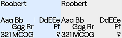 @xyz_displaay released Roobert.