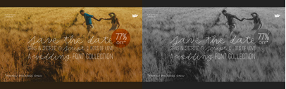 @Latinotype released Save The Date. Save The Date Complete Family is 77% off until April 7.