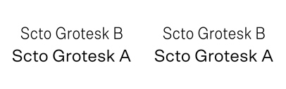 @schicktoikka released Scto Grotesk A and Scto Grotesk B.