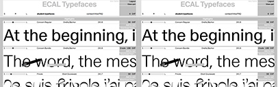 ECAL Typefaces released Concern‚ a grotesque‚ designed by Ondřej Báchor.