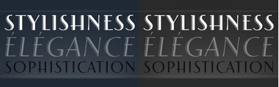 Art Deco typefaces‚ Arthur Sans and Arthur Cabinet by SIAS
