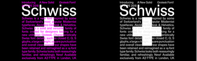 A2-Type released Schwiss.
