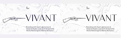 Branding with Type released Bw Vivant.