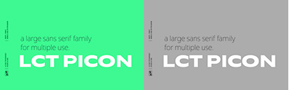 LCT Picon comes with three widths‚ each of which has nine weights.