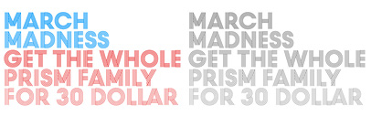 Prism by Stereotypes: a lined typeface‚ mainly inspired by Prisma and Avant Garde. Prism Family is only $30 until March 31st.