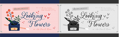 @sudtipos released Looking Flowers‚ a collaborative set of fonts between Lu Nolasco (aka Lunol) and Ale Paul.