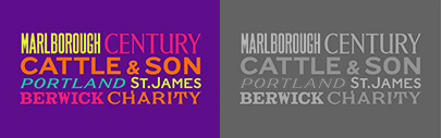 @Fontsmith released Lost & Foundry‚ a brand new collection of 7 display fonts inspired by crumbling typefaces around Soho.