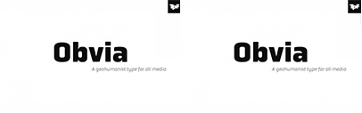 @typefolio released Obvia.