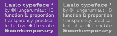 @hungarumlaut released Laslo and Laslo Wide.
