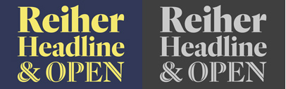@retypefoundry released Reiher Headline.