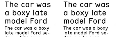 Optimo has released a new condensed version of Hermes‚ a rounded sans serif.