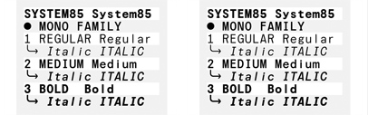 @colophonfoundry released System85.