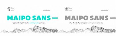 Maipo Sans by Compañía Tipográfica De Chile